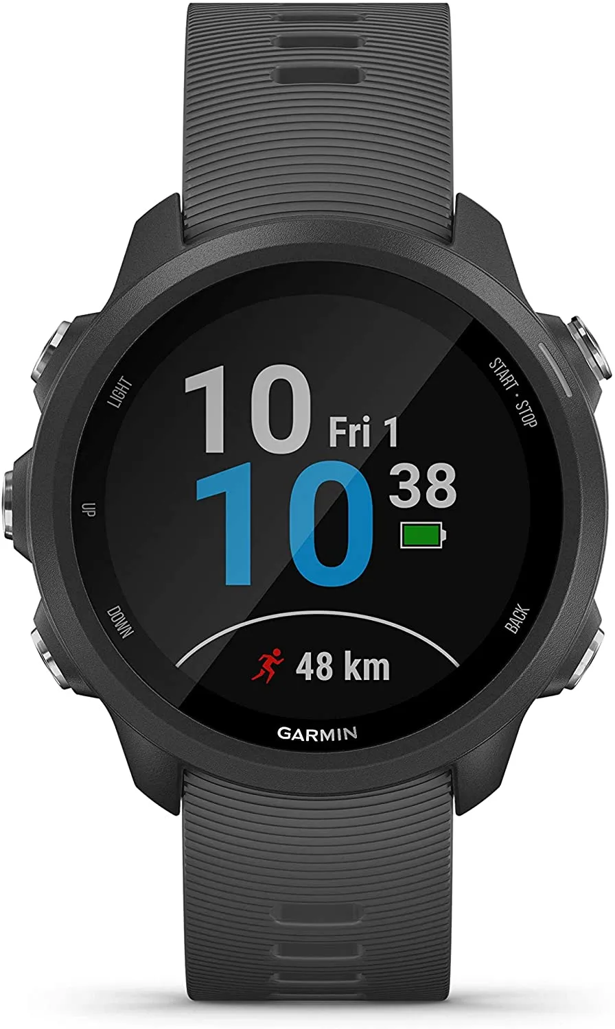 Garmin Forerunner 245 GPS Running Smartwatch (010-02120-00, Lime/Orange/Pink)