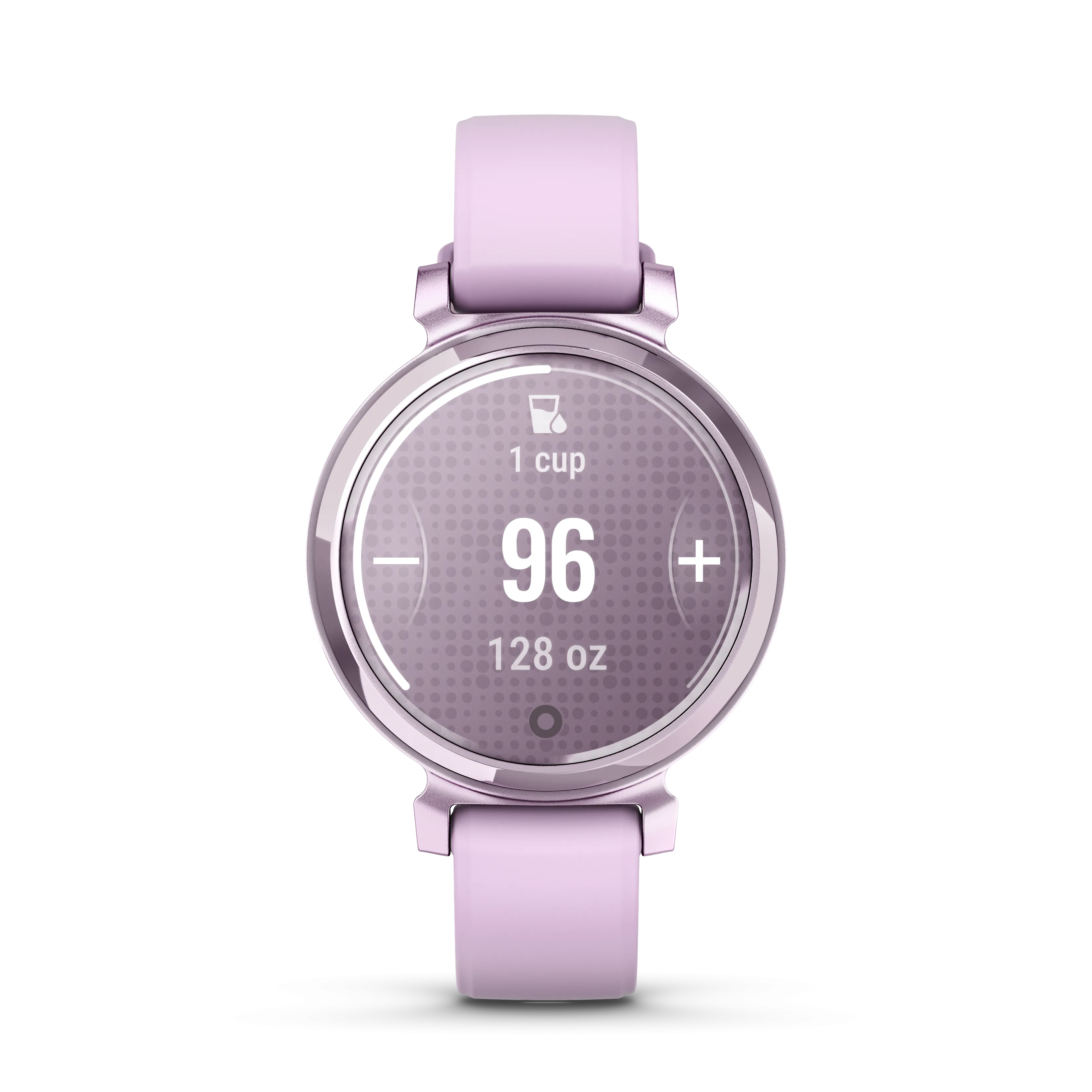 Garmin Lily 2 Metallic   Lilac Smart Watch With Lilac Silicone Band