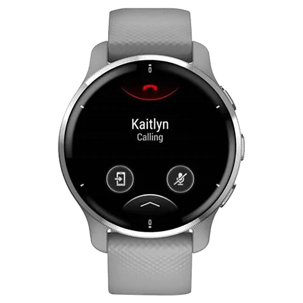 Garmin Venu 2 Plus Bluetooth Smart Watch - Powder Grey & Silver | 49-GAR-010-02496-10