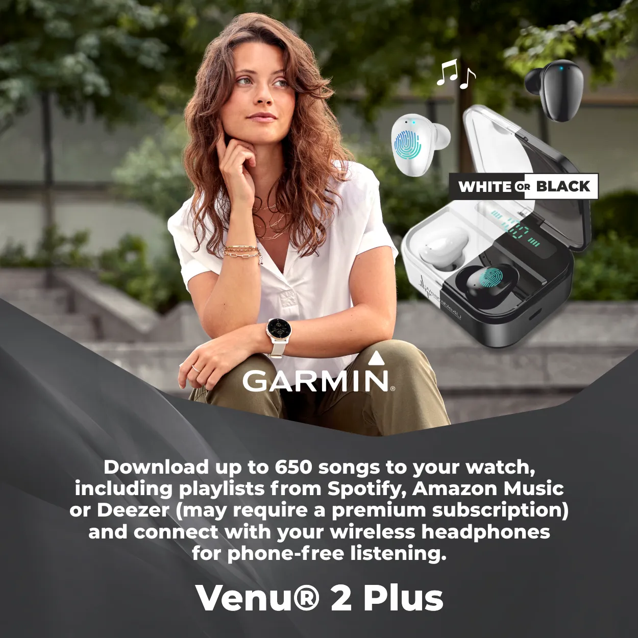 Garmin Venu 2 Plus GPS Multisport Smartwatch (010-02496-00)