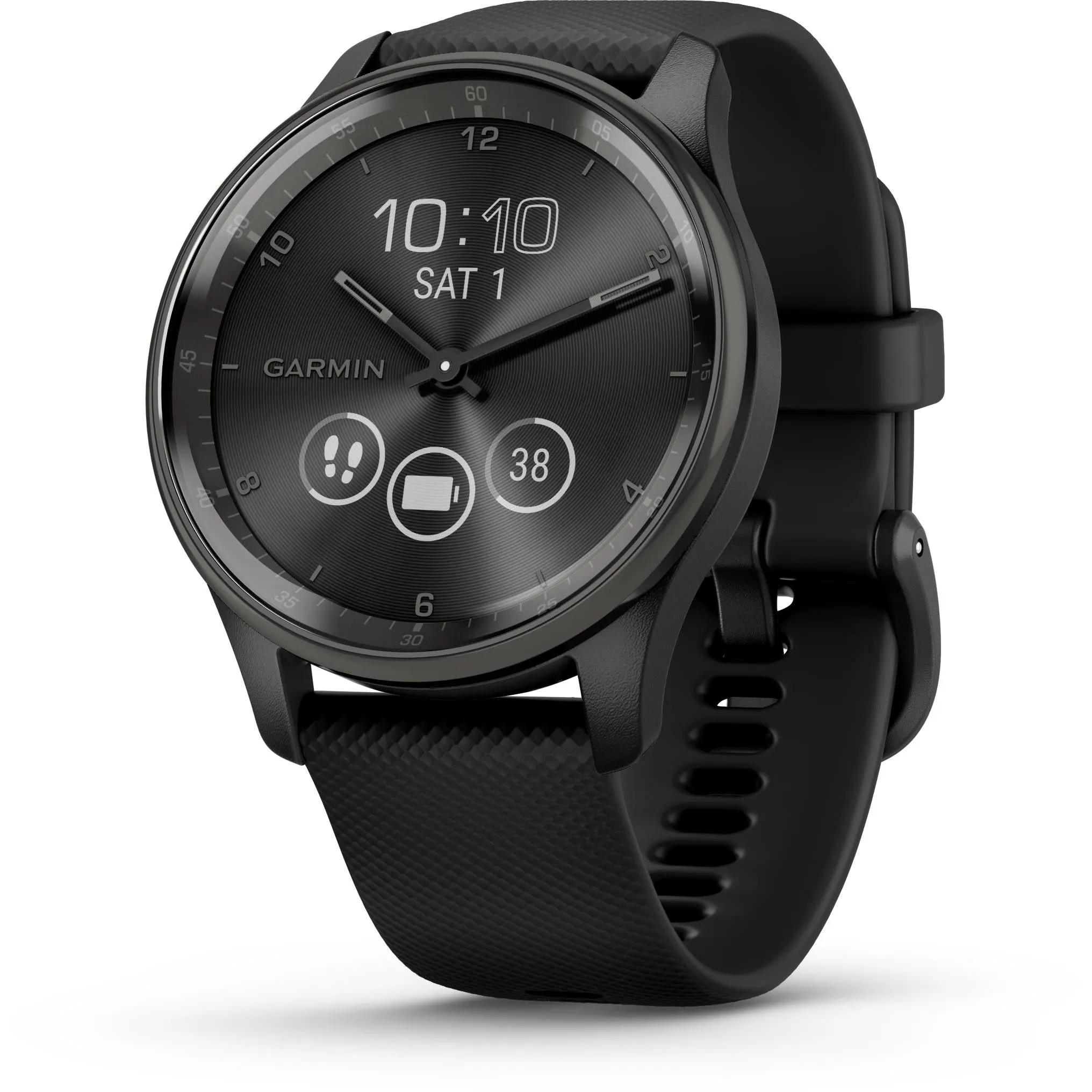 Garmin Vivomove Trend Smart Watch (Black)