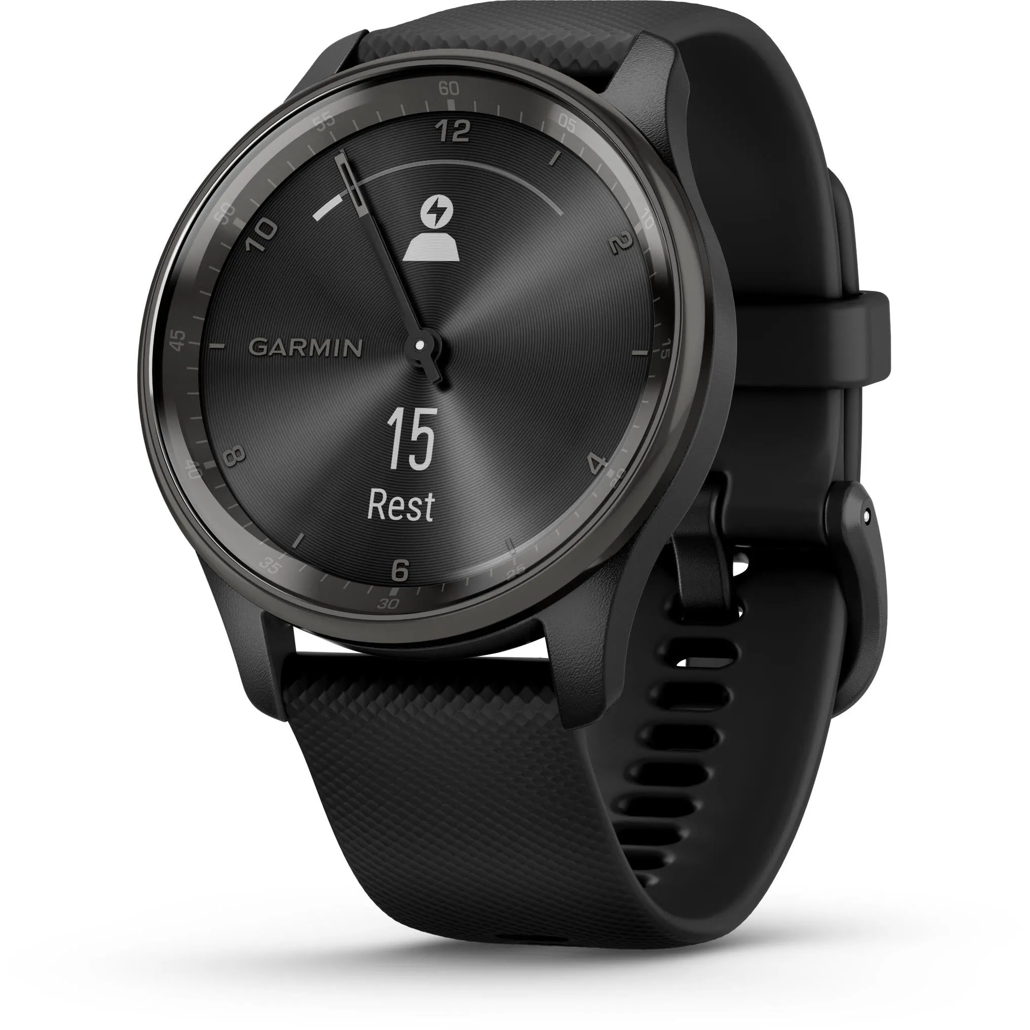 Garmin Vivomove Trend Smart Watch (Black)