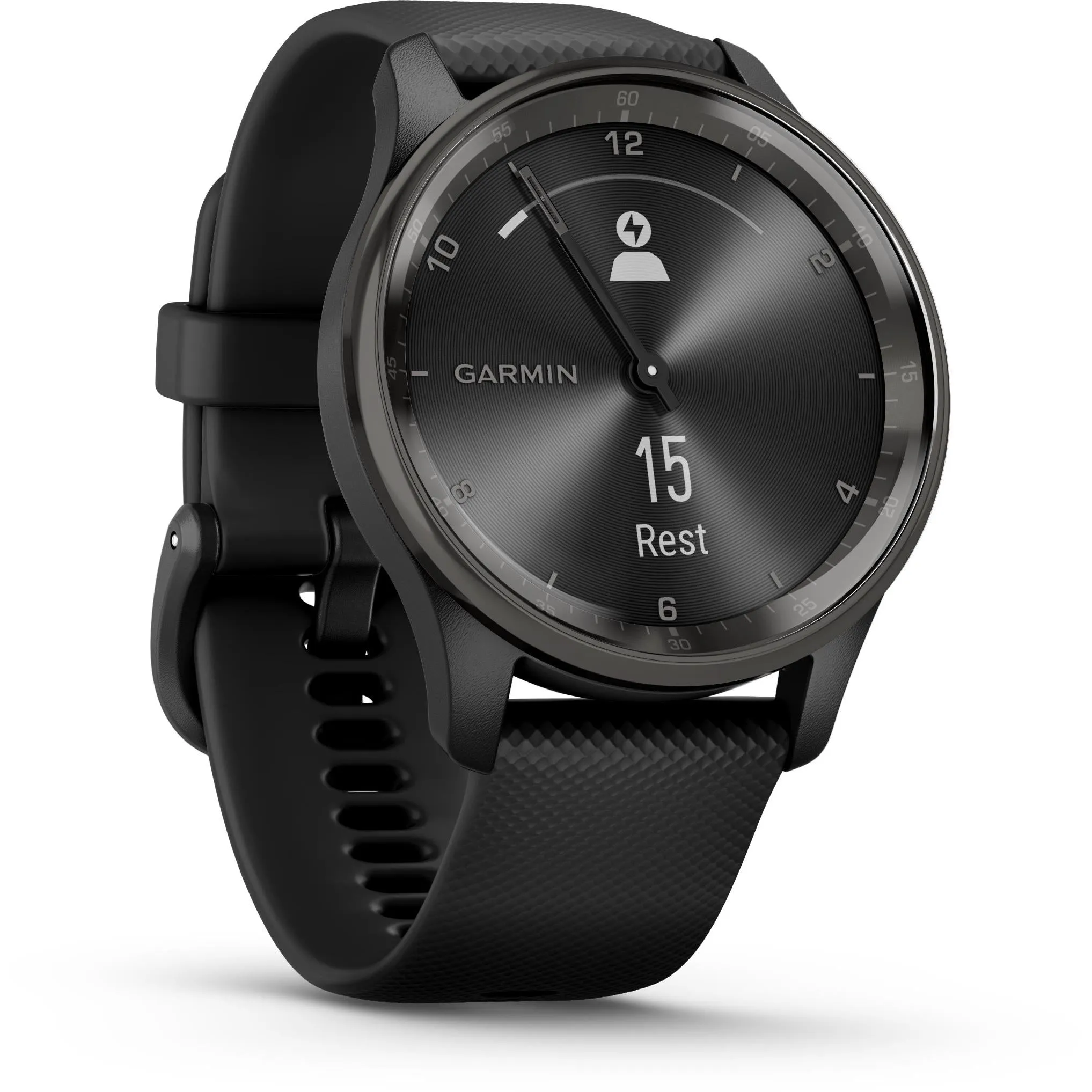 Garmin Vivomove Trend Smart Watch (Black)