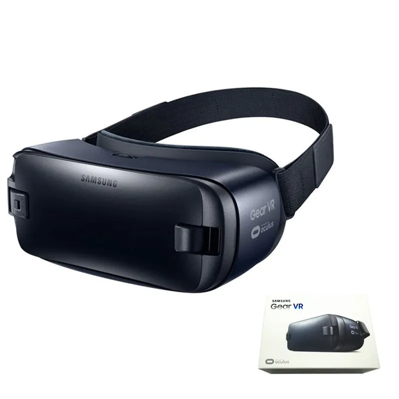 Gear VR 4.0 3D Glasses VR 3D Box for Samsung Galaxy S9 S9Plus S8 S8  Note7 Note 5 S7 etc Smartphones with Bluetooth Controller #refresh