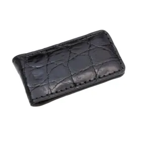 Genuine Shiny Crocodile Magnetic Money Clip