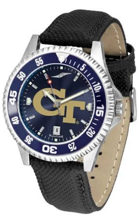 Georgia Tech Competitor Men’s Watch - AnoChrome - Color Bezel