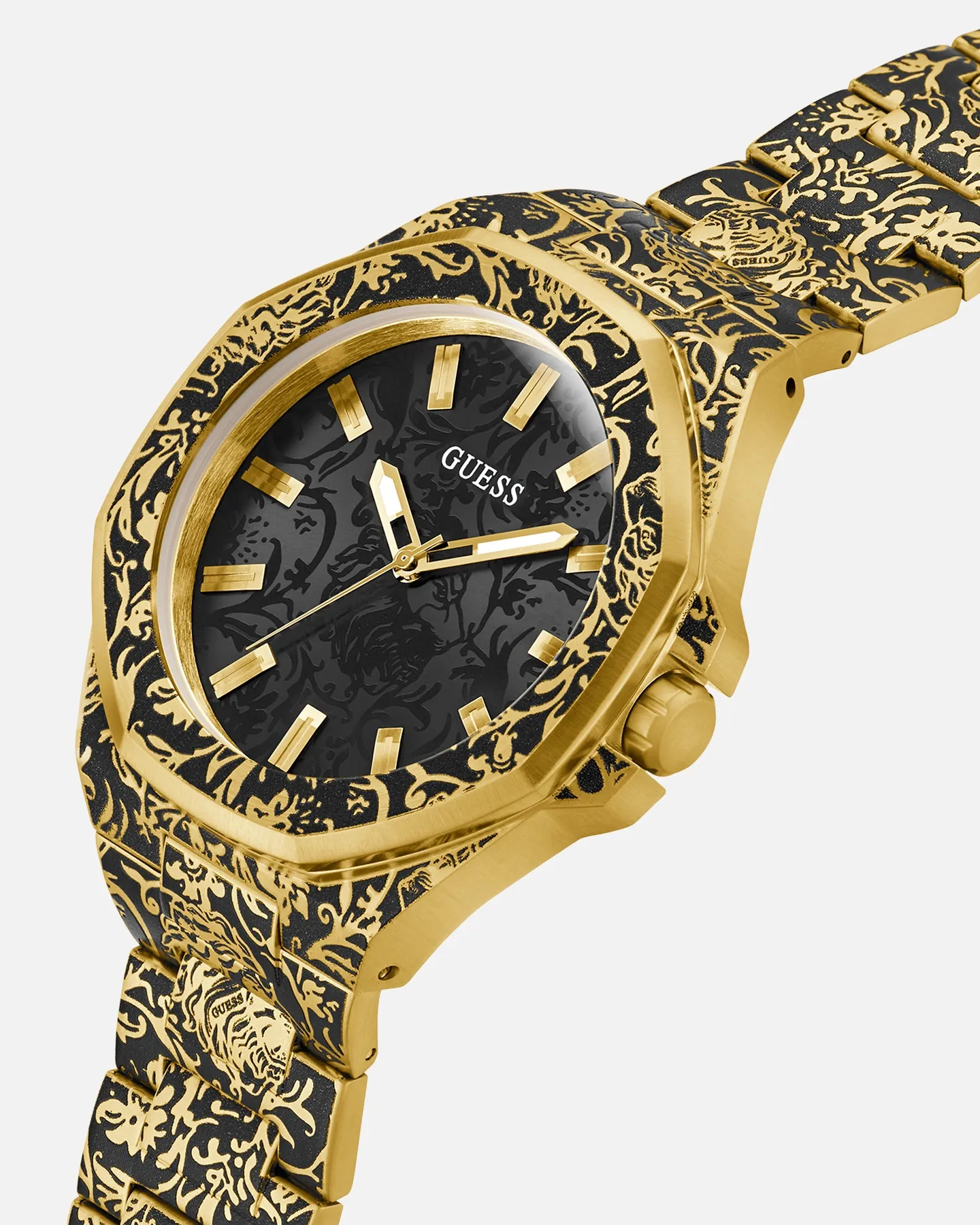 Guess Mainline Roar Watch Gold/Black