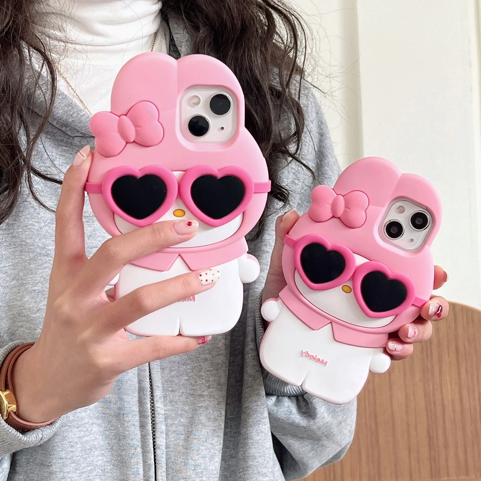 Hi Melody ! Designer Cute Silicon Case for iPhone