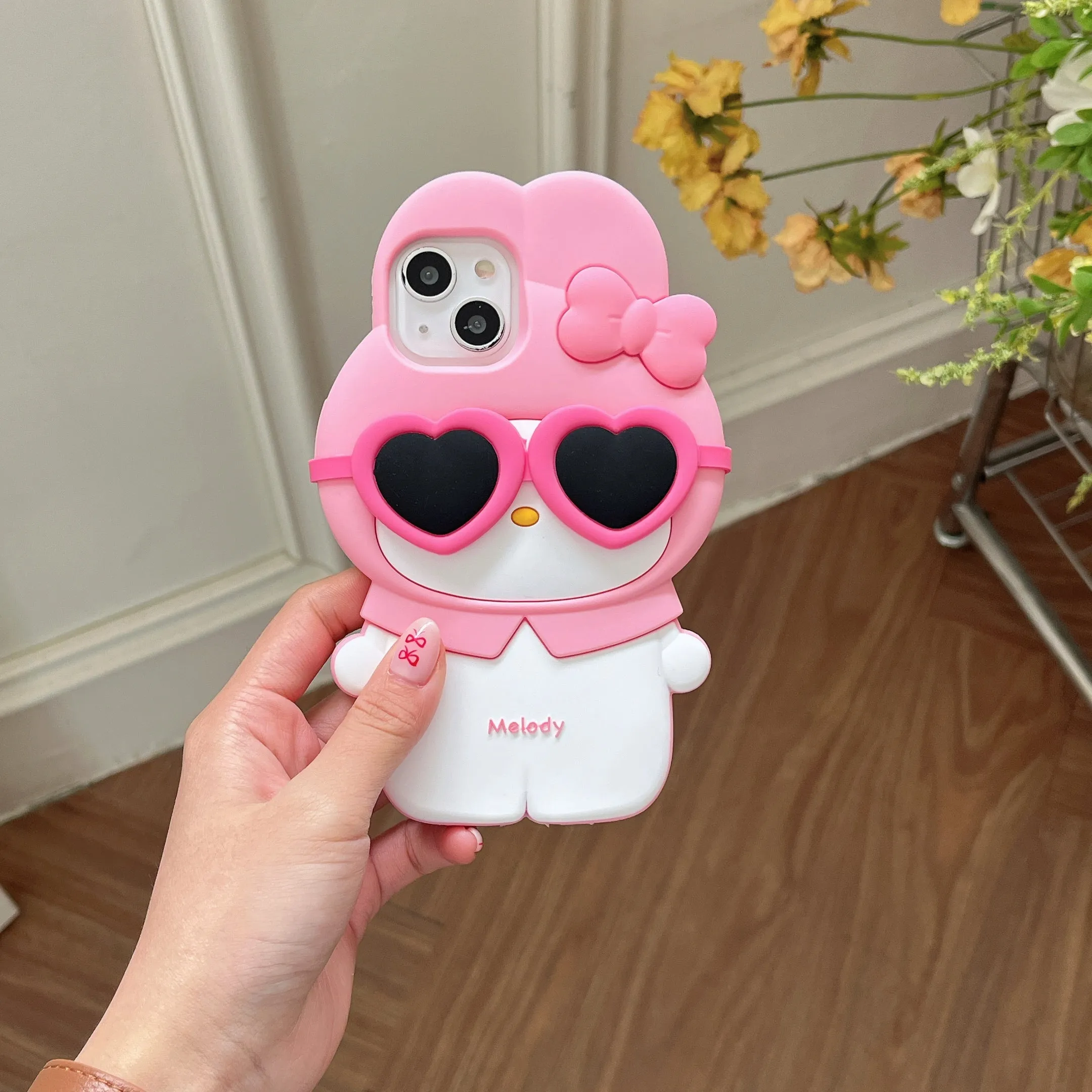 Hi Melody ! Designer Cute Silicon Case for iPhone