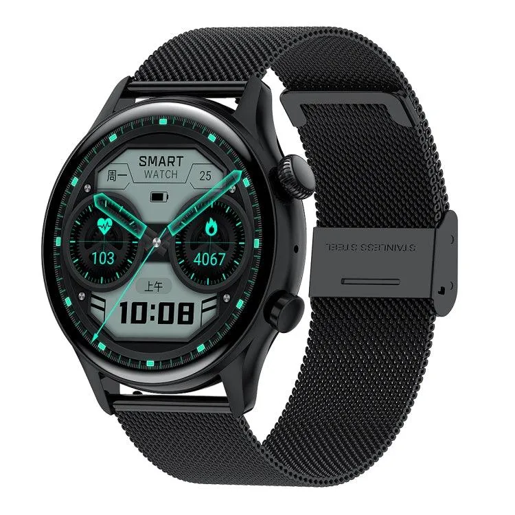 HK8Pro Smart Watch with 1.36" AMOLED Display, Steel Strap, NFC and Blood Oxygen Monitoring Functions