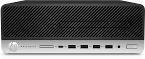 HP ProDesk 600-G4 SFF Desktop PC, Intel i3-8100, 3.60GHz, 4GB RAM, 500GB HDD, Win10P - 4HJ84UT#ABA