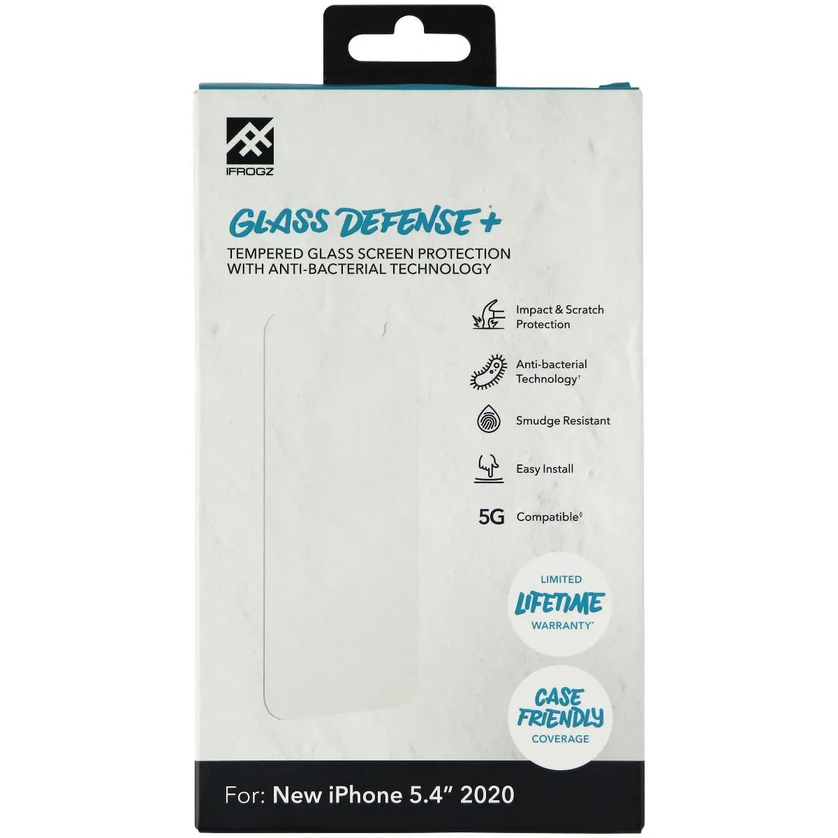 iFrogz Glass Defense   Series Screen Protector for Apple iPhone 12 mini - Clear