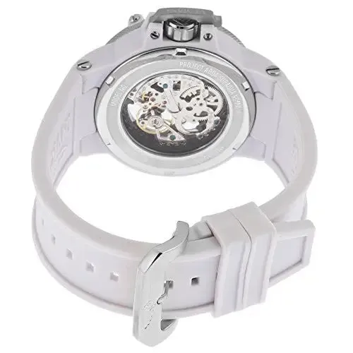 Invicta Women's Subaqua Mechanical 200m Plastic Case White Silicone Watch 17143