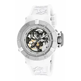 Invicta Women's Subaqua Mechanical 200m Plastic Case White Silicone Watch 17143