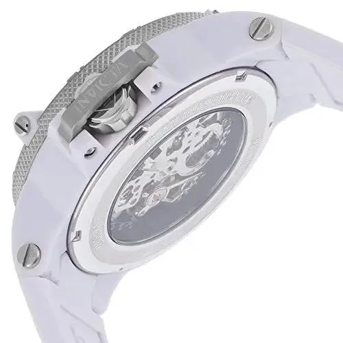 Invicta Women's Subaqua Mechanical 200m Plastic Case White Silicone Watch 17143