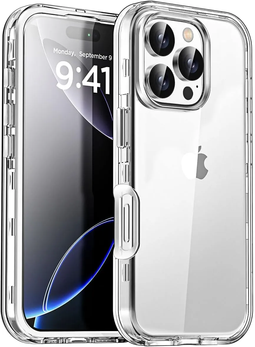 iPhone 16 Pro Case(6.3") Magnetic Heavy Duty Drop Protection Full Body Proof Military Protective