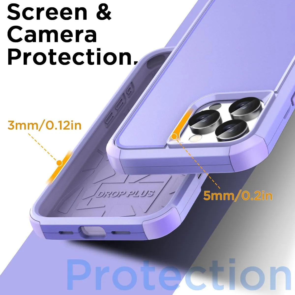 iPhone 16 Pro Case(6.3") Magnetic Heavy Duty Drop Protection Full Body Proof Military Protective