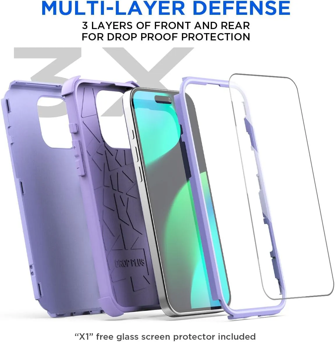 iPhone 16 Pro Case(6.3") Magnetic Heavy Duty Drop Protection Full Body Proof Military Protective