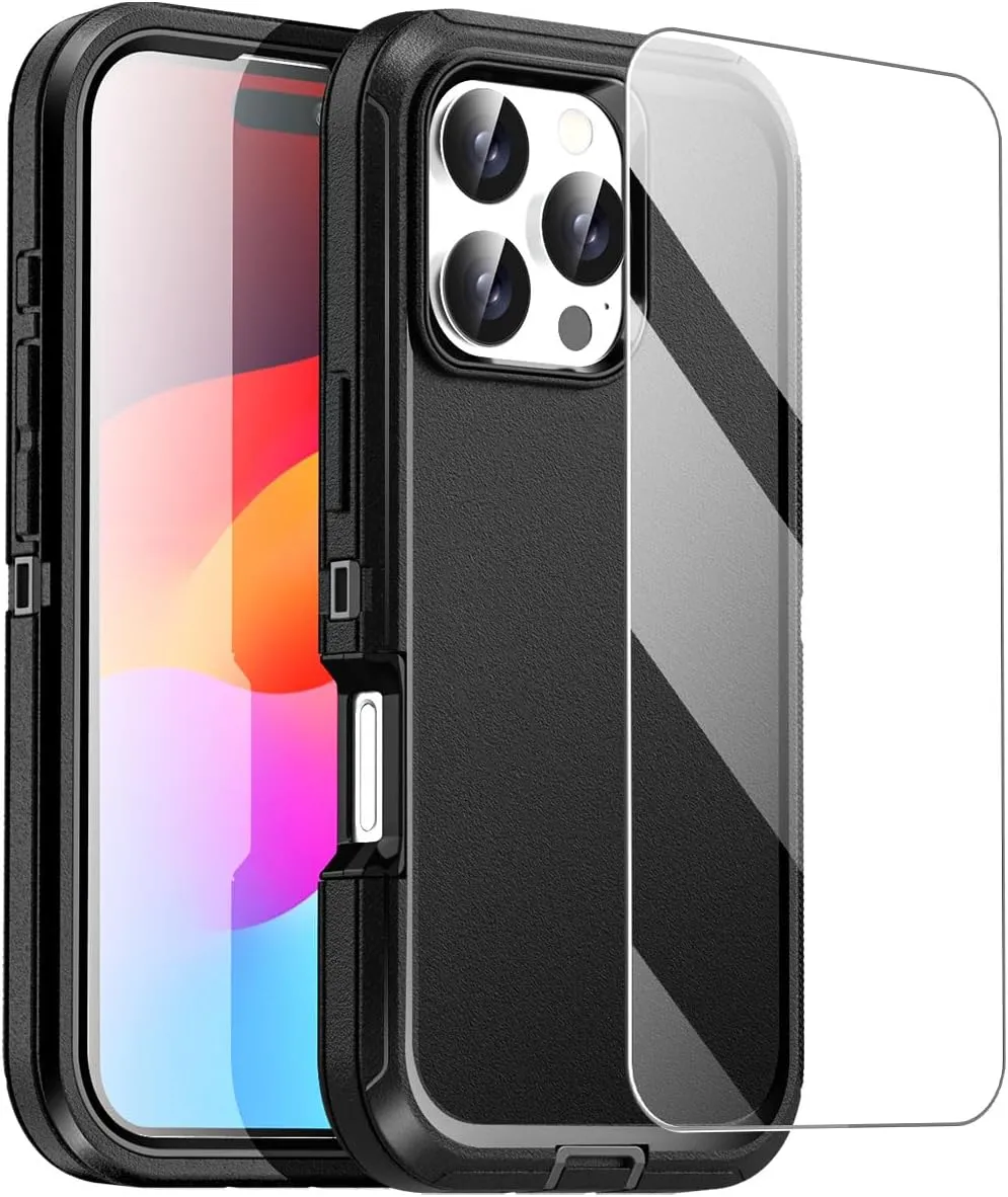 iPhone 16 Pro Case(6.3") Magnetic Heavy Duty Drop Protection Full Body Proof Military Protective