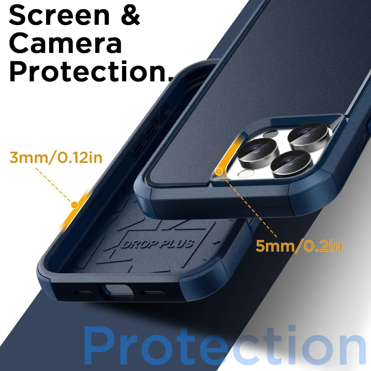 iPhone 16 Pro Case(6.3") Magnetic Heavy Duty Drop Protection Full Body Proof Military Protective