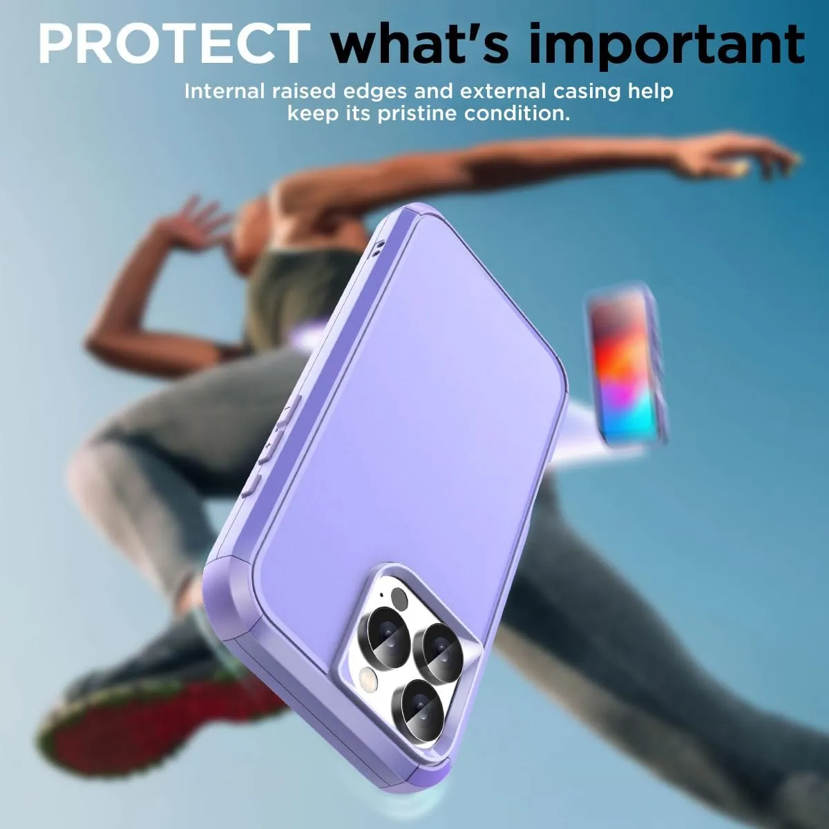 iPhone 16 Pro Case(6.3") Magnetic Heavy Duty Drop Protection Full Body Proof Military Protective