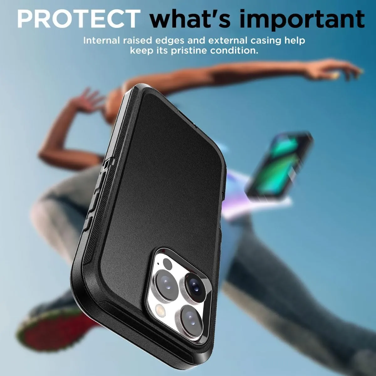 iPhone 16 Pro Case(6.3") Magnetic Heavy Duty Drop Protection Full Body Proof Military Protective