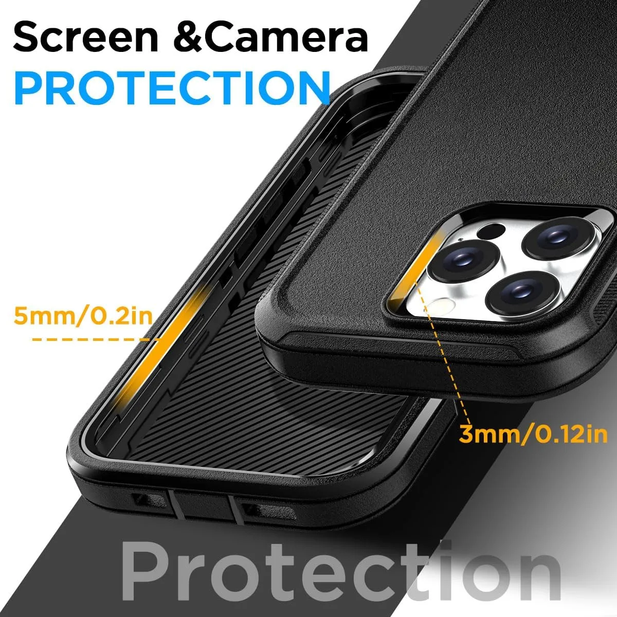 iPhone 16 Pro Case(6.3") Magnetic Heavy Duty Drop Protection Full Body Proof Military Protective