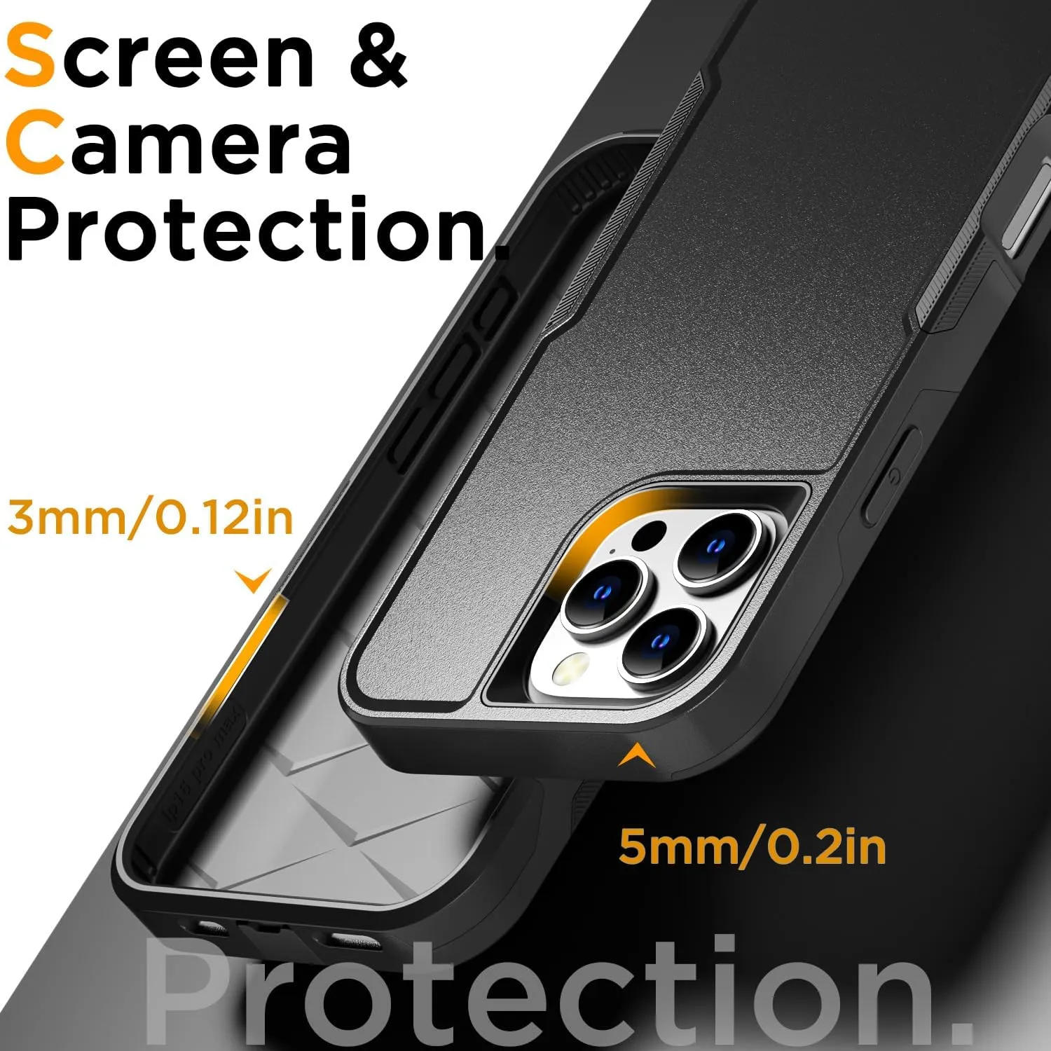 iPhone 16 Pro Case(6.3") Magnetic Heavy Duty Drop Protection Full Body Proof Military Protective