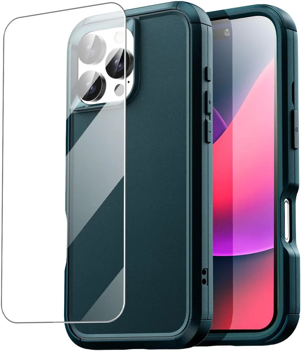 iPhone 16 Pro Case(6.3") Magnetic Heavy Duty Drop Protection Full Body Proof Military Protective