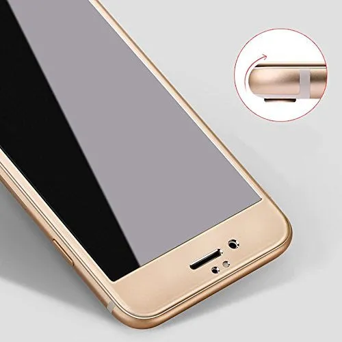 iPhone 7 Plus Screen Protector, Premium HD Ultra Slim Anti-Scratch Temper Glass Screen Protector for Iphone 7 Plus - Gold