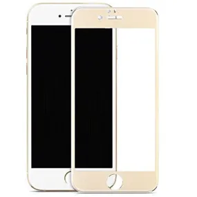 iPhone 7 Plus Screen Protector, Premium HD Ultra Slim Anti-Scratch Temper Glass Screen Protector for Iphone 7 Plus - Gold