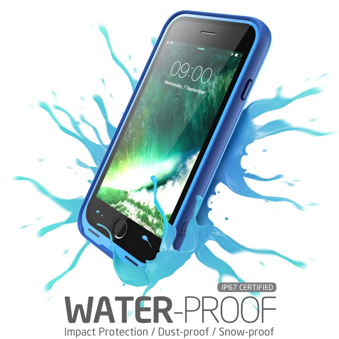 iPhone 7 WaterProof Case - Blue