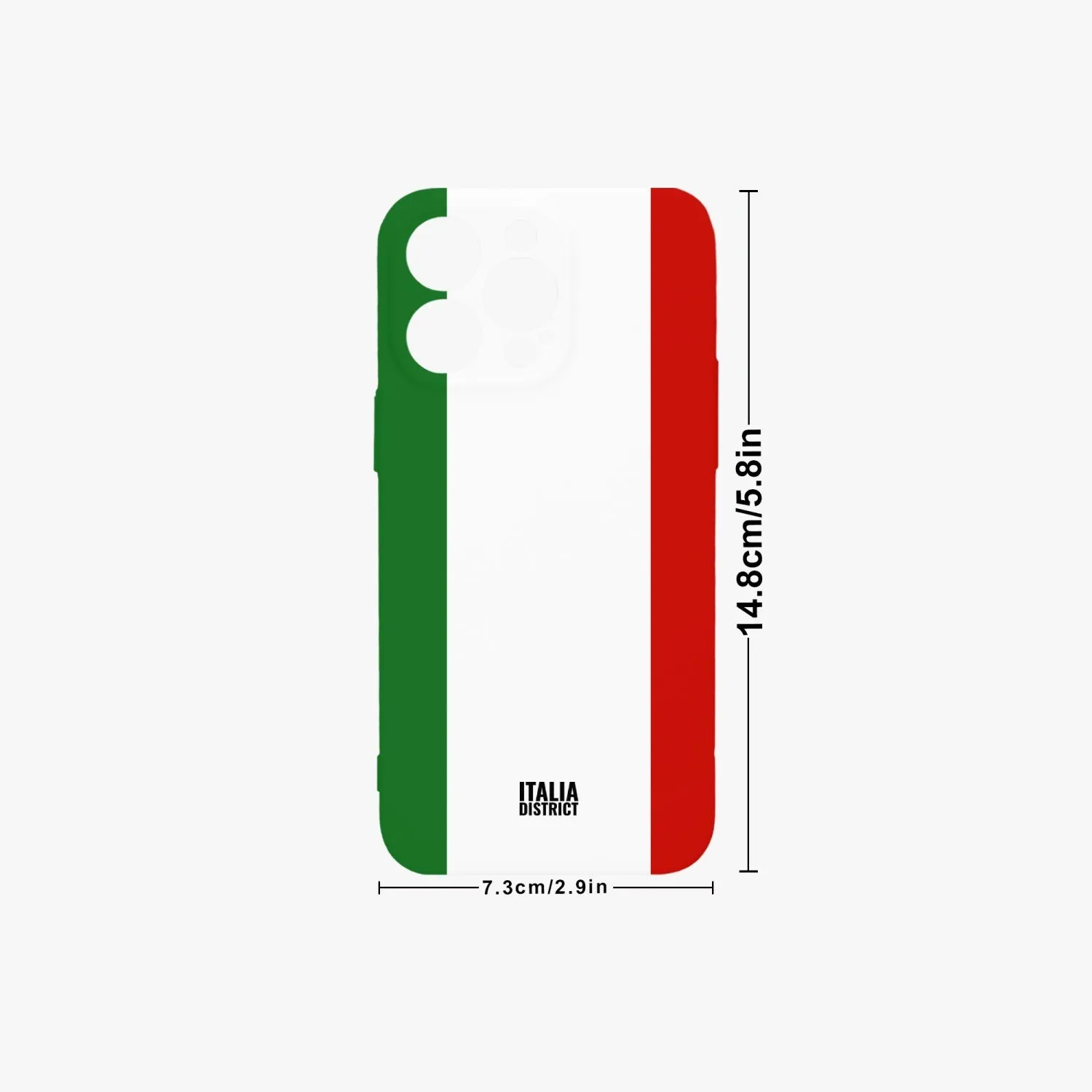 Italian Flag Phone Case - iPhone 15 Pro (Lens Protective)