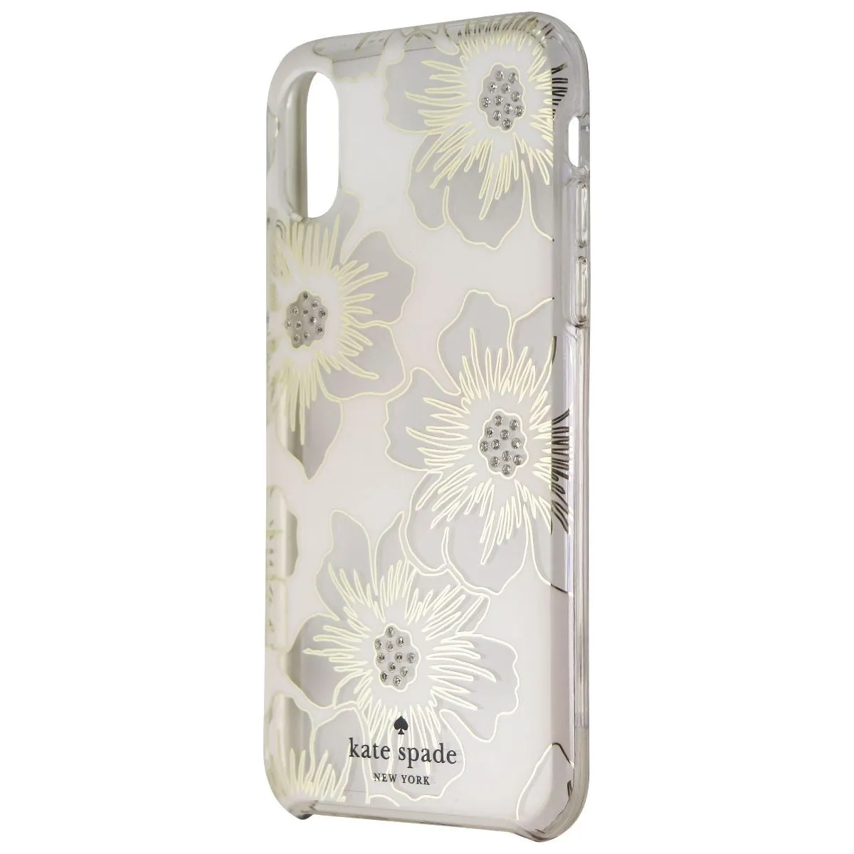 Kate Spade Slim Hardshell Case for Apple iPhone Xs/X - Reverse Hollyhock Floral