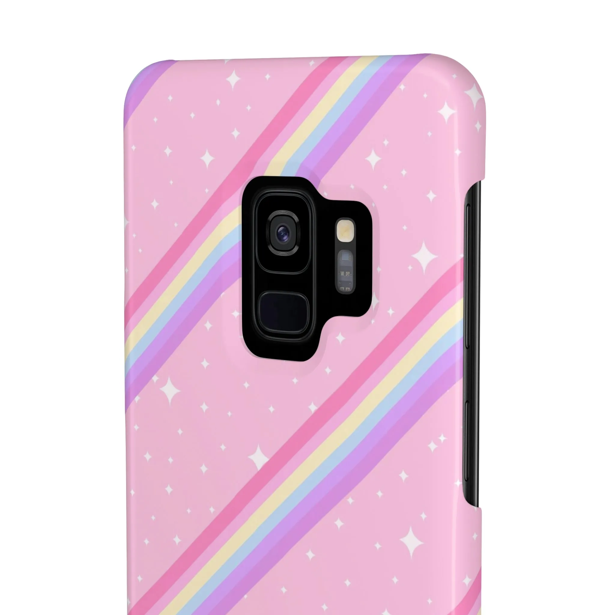 Kawaii Sparkle Cake Rainbow Beam Slim Phone Case