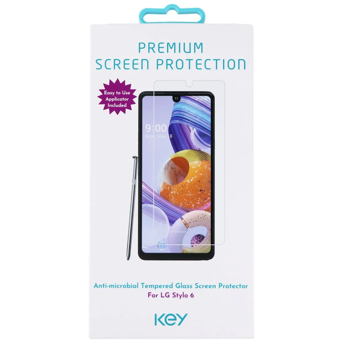 Key Premium Tempered Glass Screen Protector for LG Stylo 6