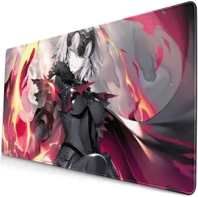 Large Mouse Pad Fate Jeanne d'Arc Alternate Anime Rubber Pad Gaming Mouse Pad Large Wireless Mouse Pad for Computer Peripherals