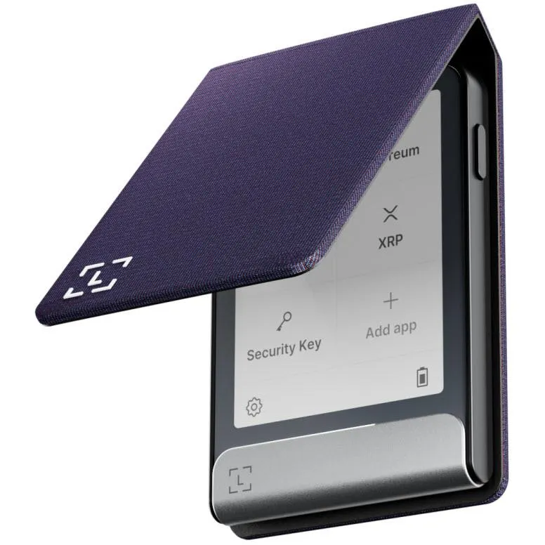 Ledger Flex Magnet Folio Case (Aubergine)