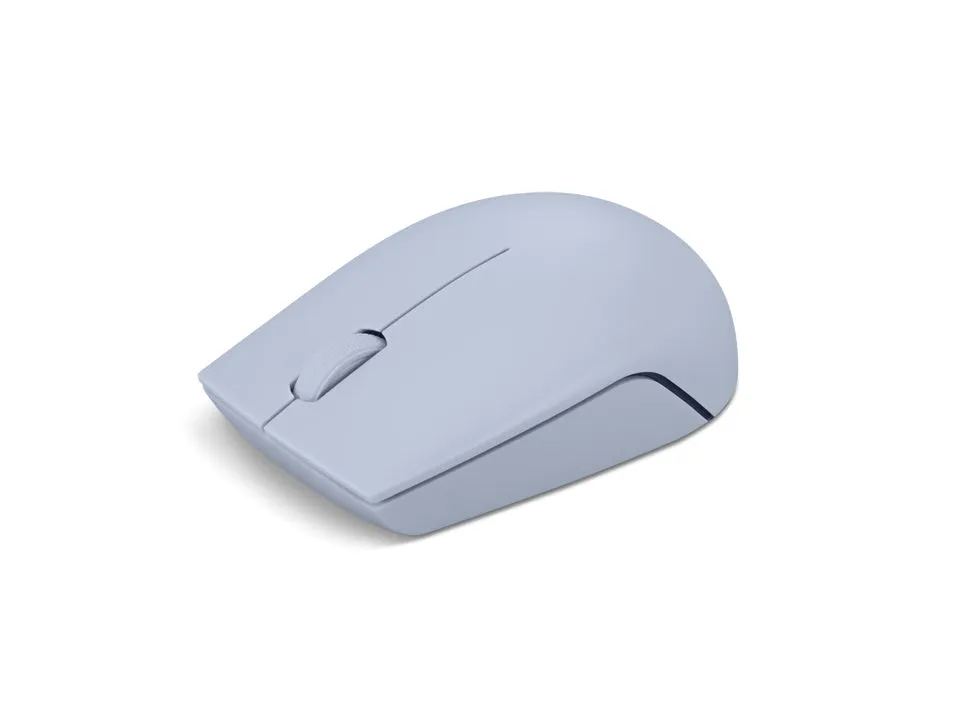 Lenovo 300 Wireless Compact Maus Kabellos Optisch Blau 3 Tasten 1000 Dpi Mouse Ambidextrous Rf Wireless Optical