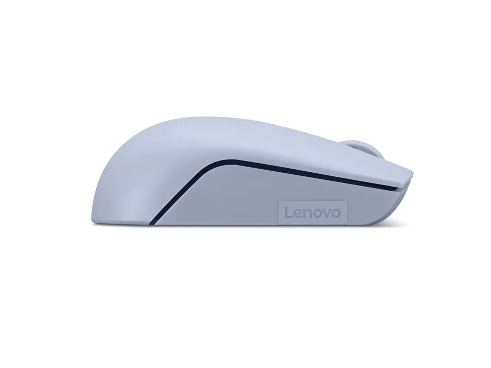 Lenovo 300 Wireless Compact Maus Kabellos Optisch Blau 3 Tasten 1000 Dpi Mouse Ambidextrous Rf Wireless Optical