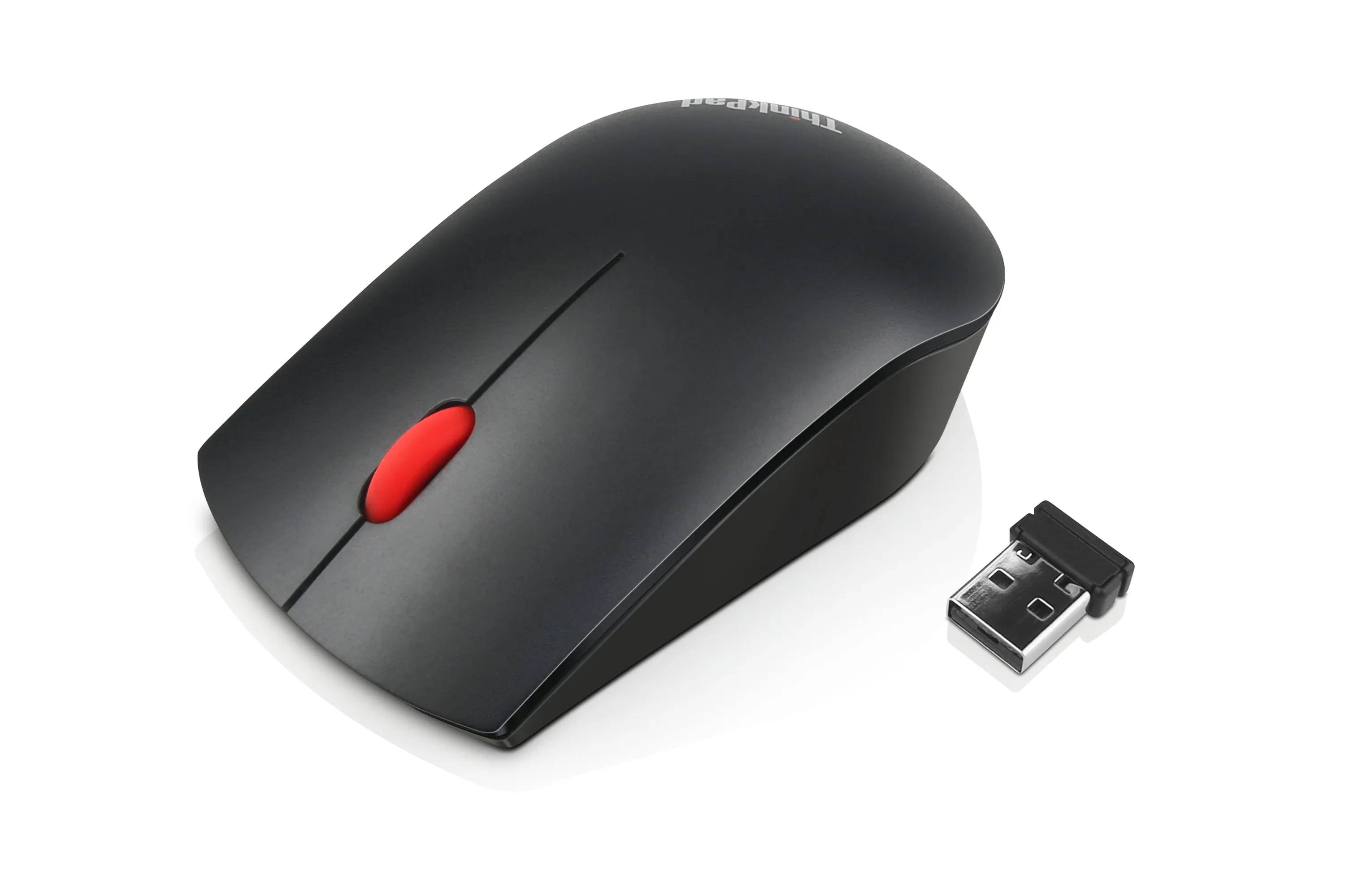 Lenovo Thinkpad Essential Wireless Mouse - Mouse - Optical - 3 Buttons - Wireless - 2.4 Ghz - Usb Wireless Receiver - Ca