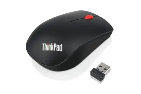 Lenovo Thinkpad Essential Wireless Mouse - Mouse - Optical - 3 Buttons - Wireless - 2.4 Ghz - Usb Wireless Receiver - Ca