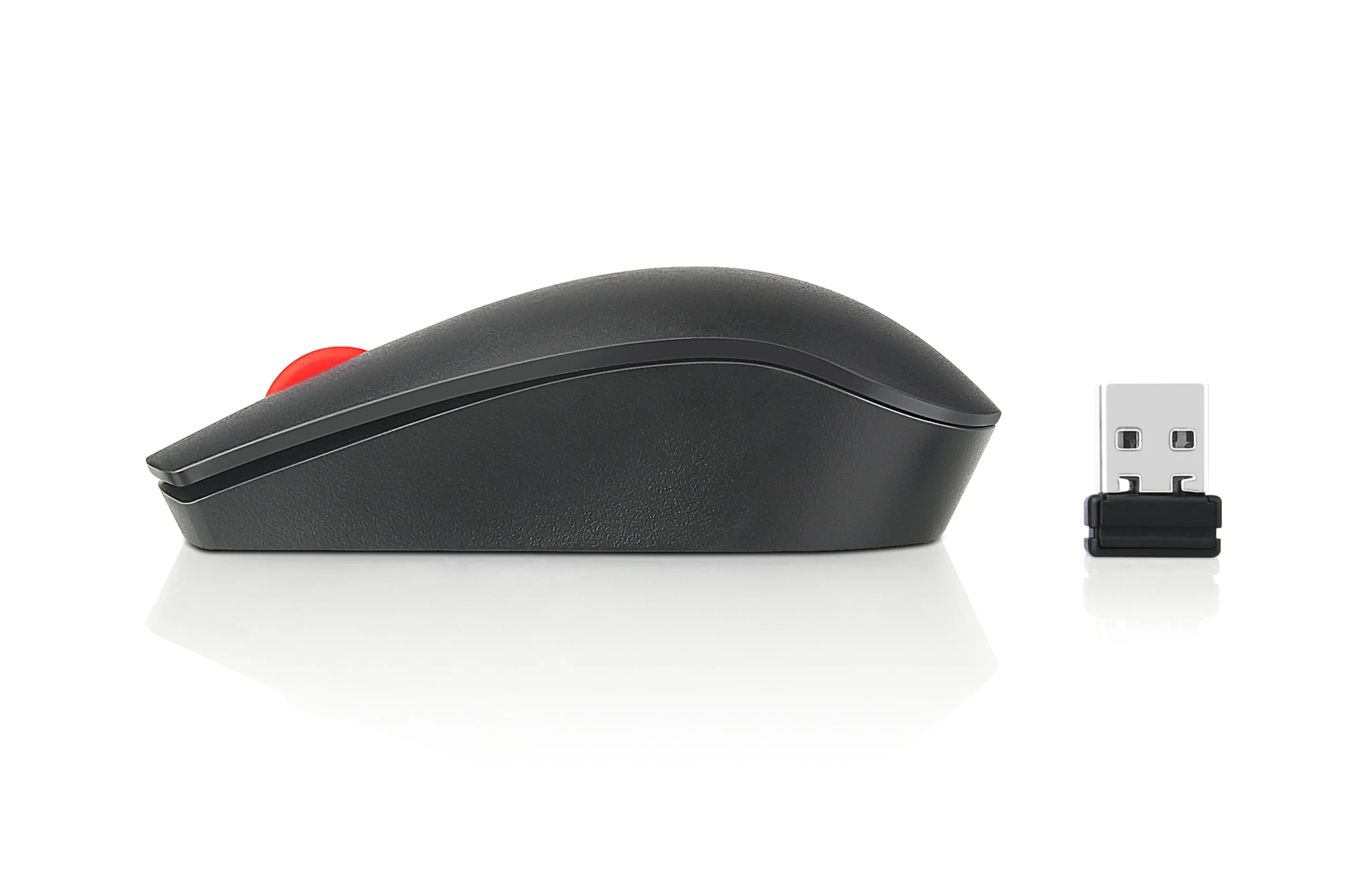 Lenovo Thinkpad Essential Wireless Mouse - Mouse - Optical - 3 Buttons - Wireless - 2.4 Ghz - Usb Wireless Receiver - Ca