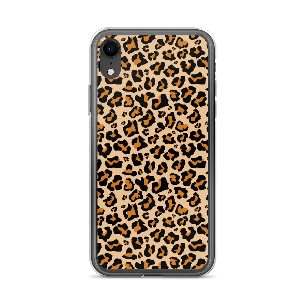 Leopard Print iPhone 15 14 13 12 Case Pro Max, Cheetah Animal iPhone 11 Mini SE XS Max XR X 7 8 Cell Phone Case