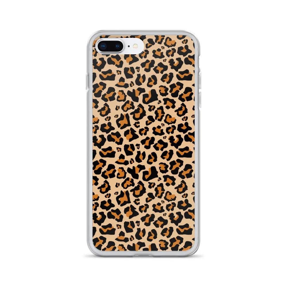 Leopard Print iPhone 15 14 13 12 Case Pro Max, Cheetah Animal iPhone 11 Mini SE XS Max XR X 7 8 Cell Phone Case