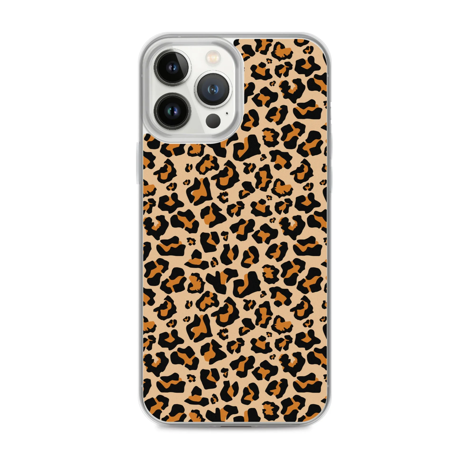 Leopard Print iPhone 15 14 13 12 Case Pro Max, Cheetah Animal iPhone 11 Mini SE XS Max XR X 7 8 Cell Phone Case