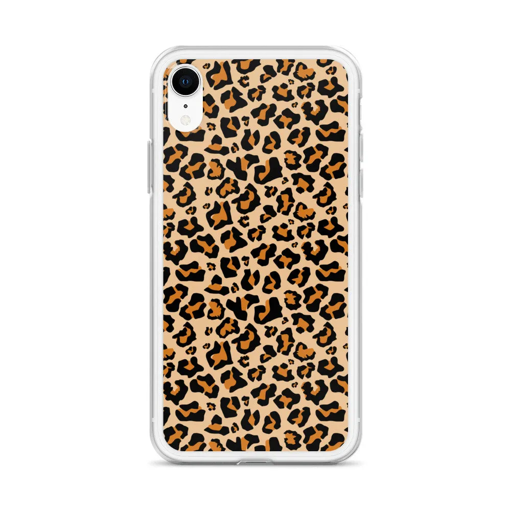 Leopard Print iPhone 15 14 13 12 Case Pro Max, Cheetah Animal iPhone 11 Mini SE XS Max XR X 7 8 Cell Phone Case