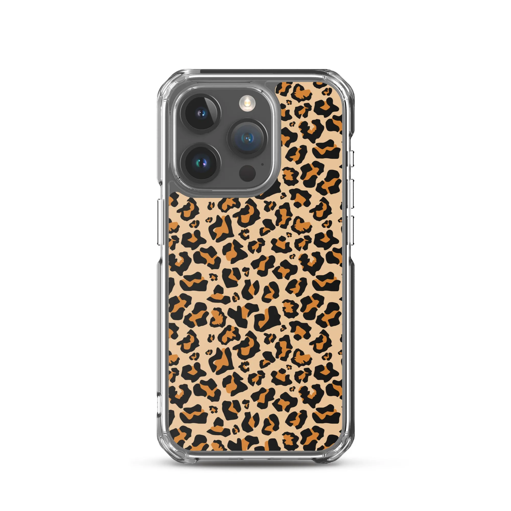 Leopard Print iPhone 15 14 13 12 Case Pro Max, Cheetah Animal iPhone 11 Mini SE XS Max XR X 7 8 Cell Phone Case