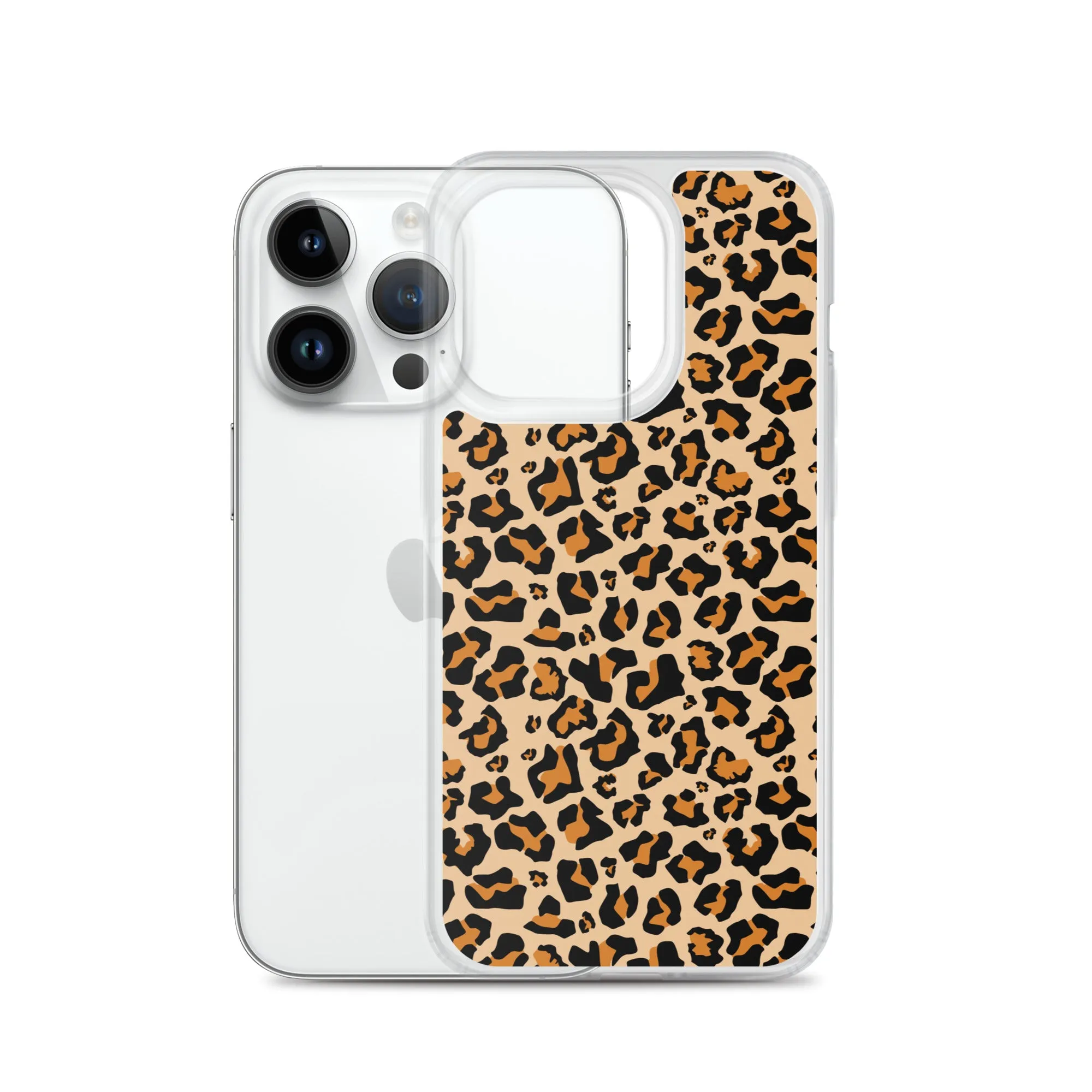 Leopard Print iPhone 15 14 13 12 Case Pro Max, Cheetah Animal iPhone 11 Mini SE XS Max XR X 7 8 Cell Phone Case