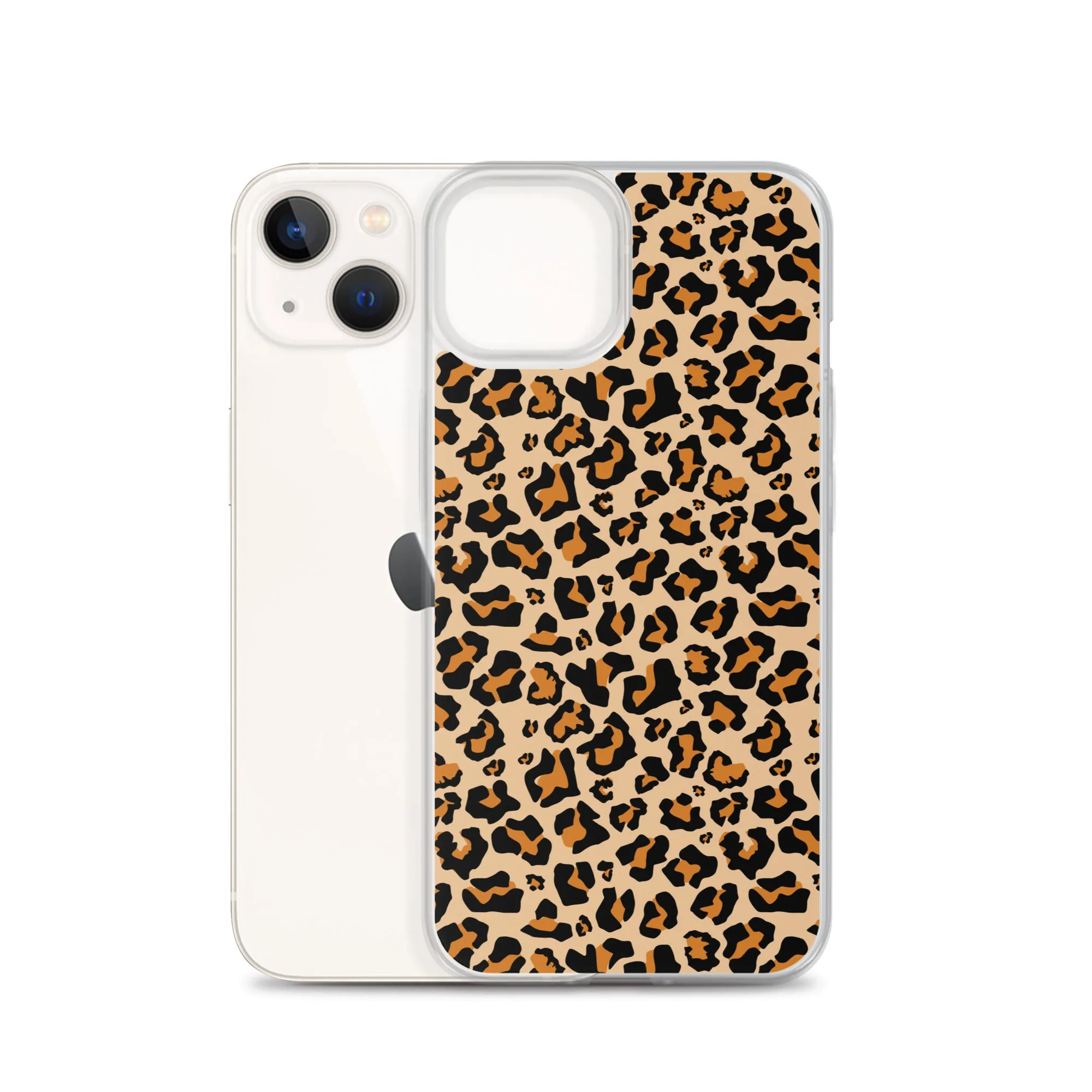 Leopard Print iPhone 15 14 13 12 Case Pro Max, Cheetah Animal iPhone 11 Mini SE XS Max XR X 7 8 Cell Phone Case